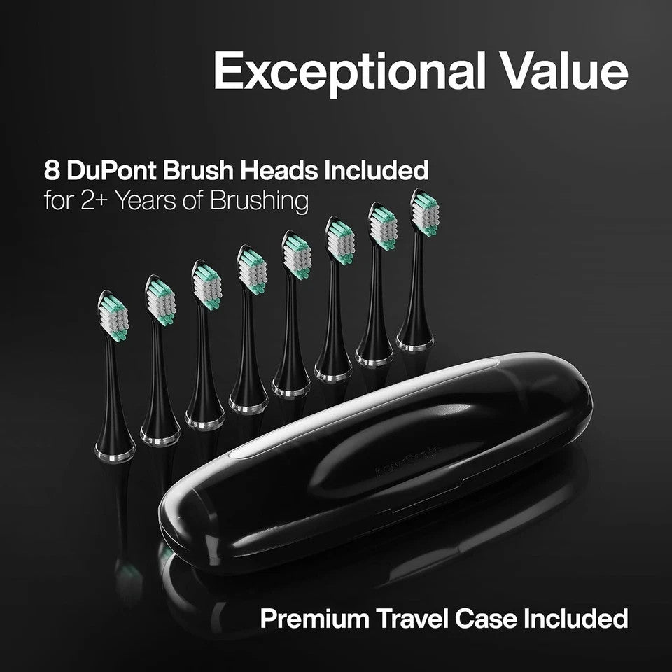 Black Series Ultra Whitening Smart Electric Toothbrush NIB